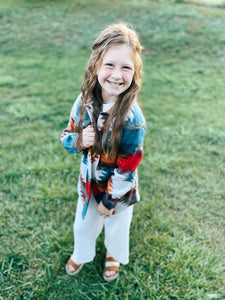 Girls Aztec Shacket